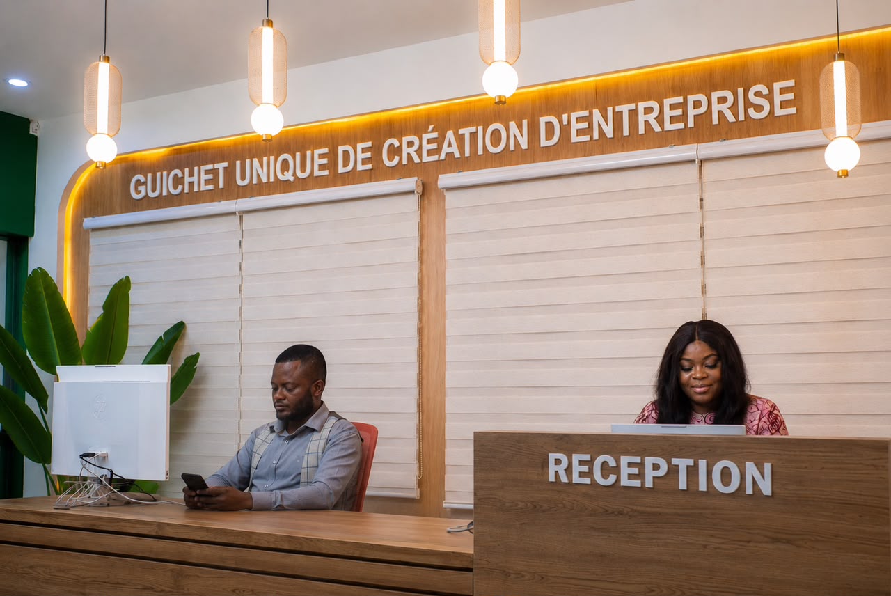 Réception du Guichet Unique de Création d'Entreprise